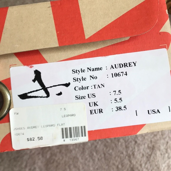 J Shoes Audrey Leopard Flats! Comfy soles! - Picture 5 of 6